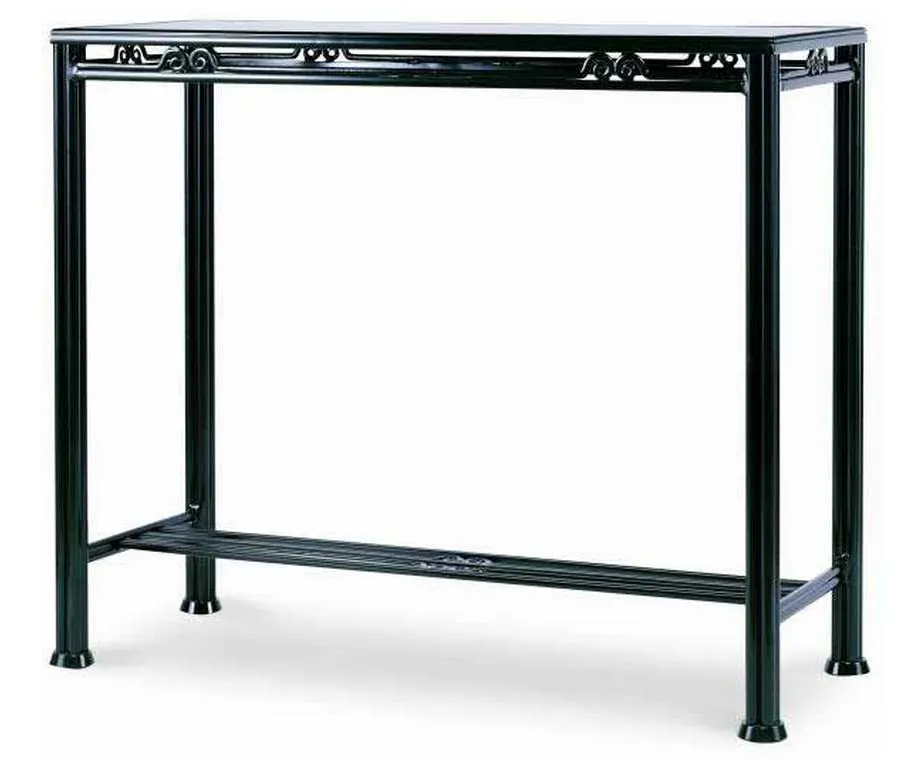Century AE-D41-87 Augustine Metal Bar Table with Tempered Glass Century AE-D41-87 Augustine Metal Bar Table with Tempered Glass