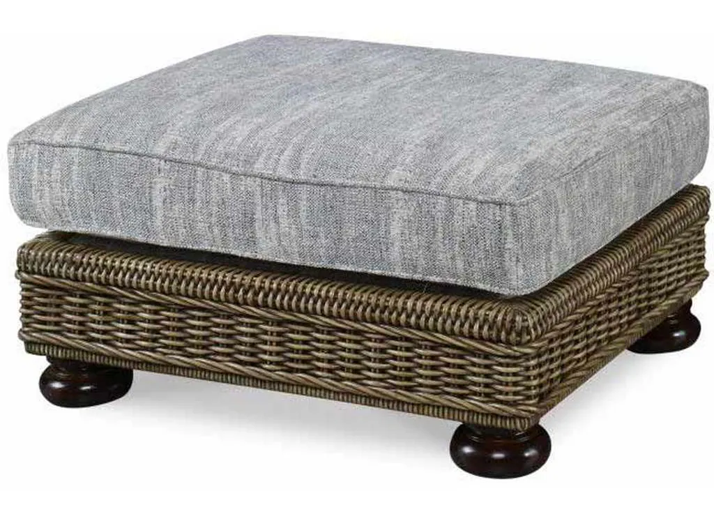 Century AE-LTD5271-12 Rory Rattan Ottoman Century AE-LTD5271-12 Rory Rattan Ottoman
