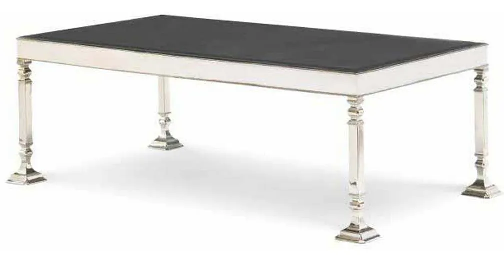 Century AEA-605-1 Heritage Coffee Table With Antiqued Mirror Top Century AEA-605-1 Heritage Coffee Table With Antiqued Mirror Top