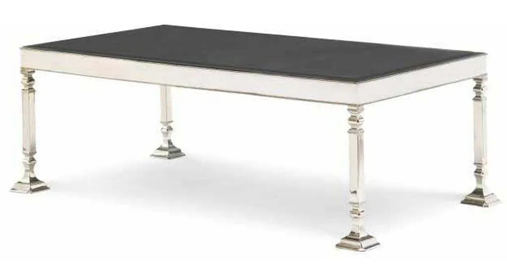 Century AEA-605-1 Heritage Coffee Table With Antiqued Mirror Top Century AEA-605-1 Heritage Coffee Table With Antiqued Mirror Top