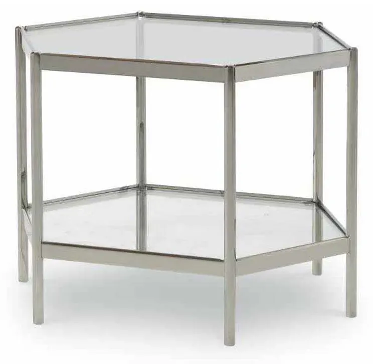 Century AEA-646-1 Dax Side Table With Glass Top Century AEA-646-1 Dax Side Table With Glass Top