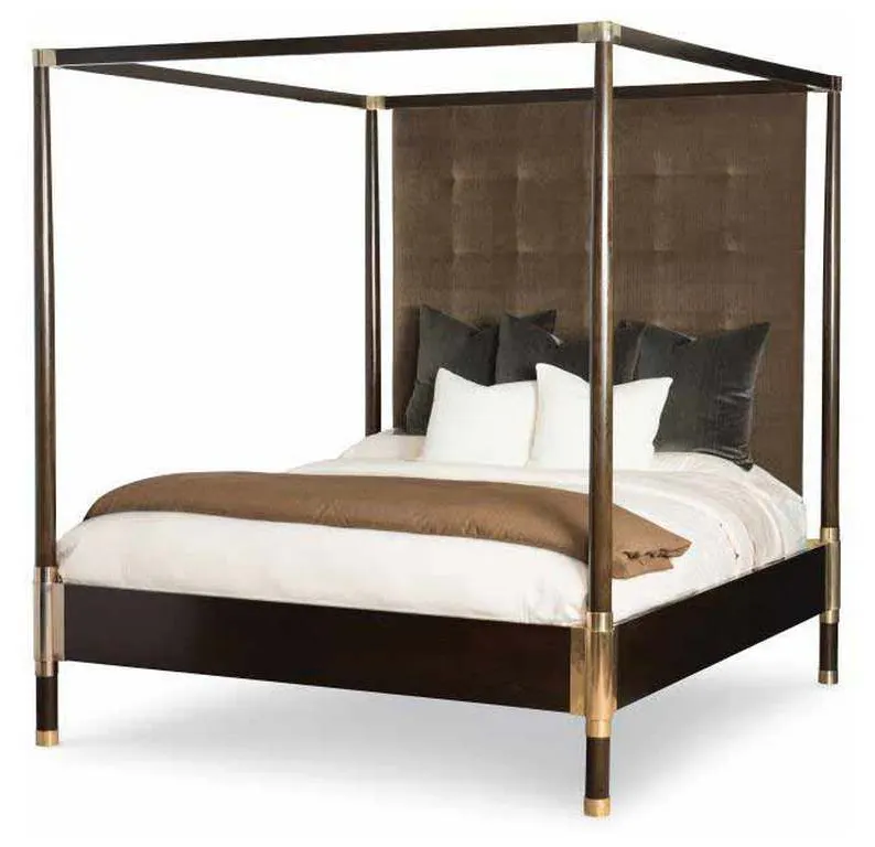 Century C19-176 Corso Poster Bed with Uph Headboard Century C19-176 Corso Poster Bed with Uph Headboard