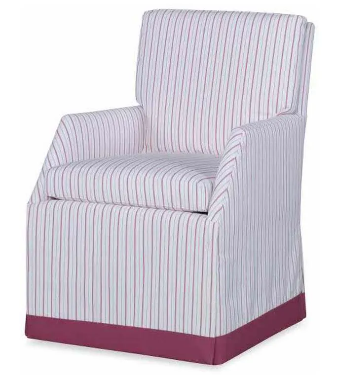 Century C69-572 Aria Aria Fully Uph Host Chair With Casters Century C69-572 Aria Aria Fully Uph Host Chair With Casters