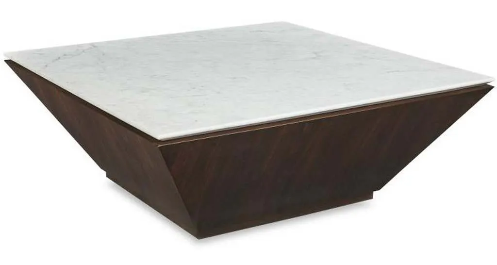 Century C9H-602M Compositions Cocktail Table With Marble Top Century C9H-602M Compositions Cocktail Table With Marble Top