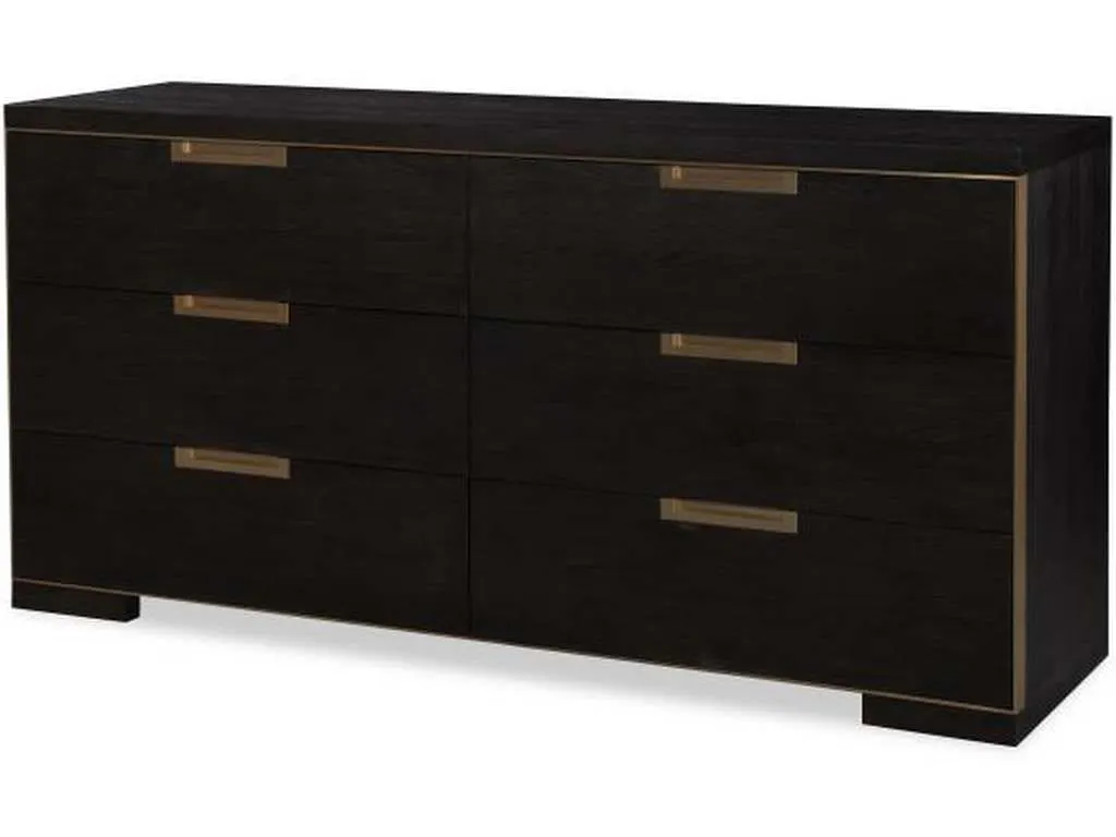 Century Furniture CA3-205 Cadence Six Drawer Dresser Mocha