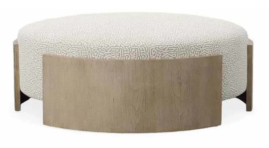 Century CCC3128-12WAL Lunar Walnut Ottoman Century CCC3128-12WAL Lunar Walnut Ottoman