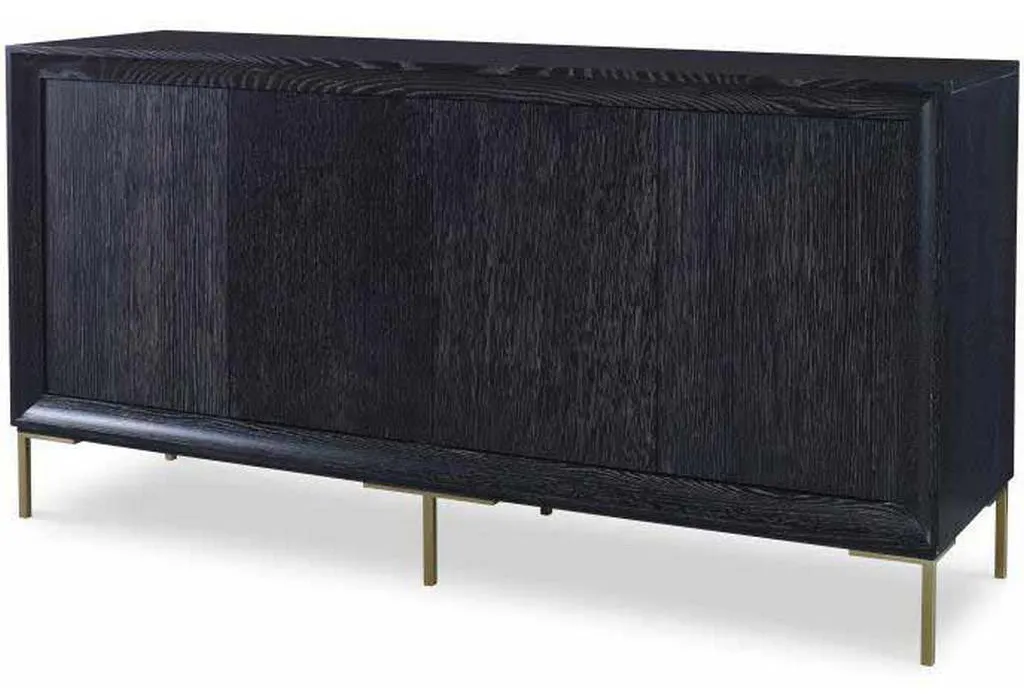 Century CR9-501 Details Case Four Door Wood Front Low Credenza Century CR9-501 Details Case Four Door Wood Front Low Credenza