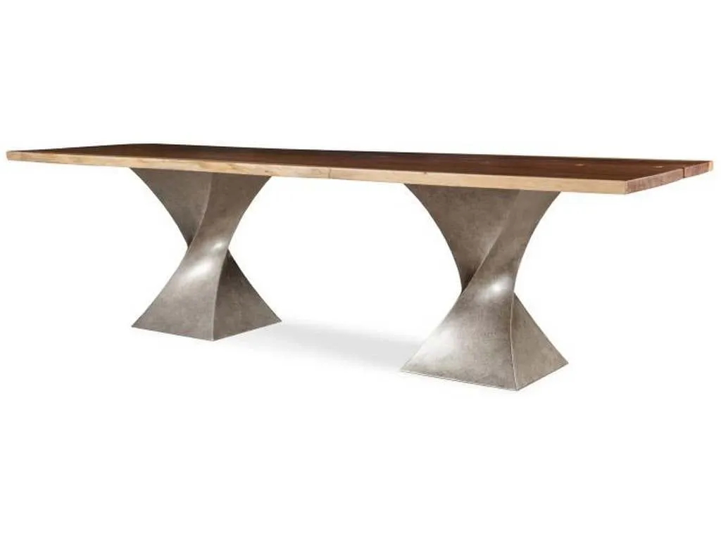 Century CR9-1-86-G-978 Details Live Edge Guan Slab Dining Table 86 Inch