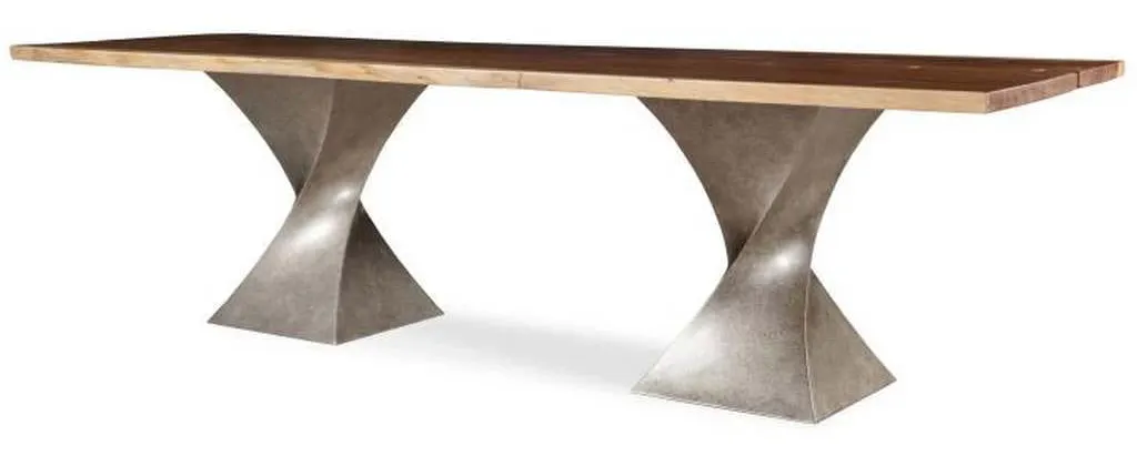 Century CR9-1-108-G-978 Details Live Edge Guan Slab Dining Table 108 Inch Century CR9-1-108-G-978 Details Live Edge Guan Slab Dining Table 108 Inch