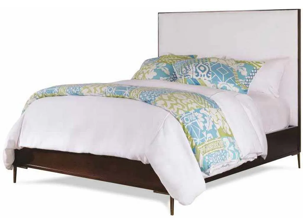 Century CR9-104-CW-72 Marin Wood Trim Uph Bed Century CR9-104-CW-72 Marin Wood Trim Uph Bed