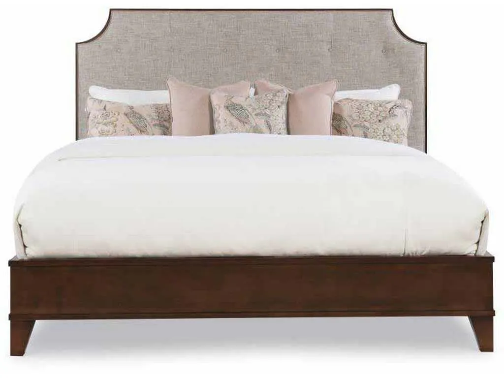 Century CR9-105-KW-72 Burbank Wood Trim Uph Bed King Size Century CR9-105-KW-72 Burbank Wood Trim Uph Bed King Size