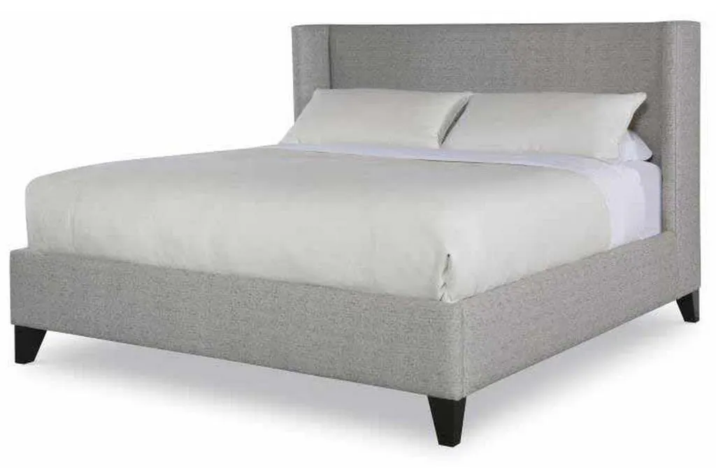 Century CR9-121K Details Wing Bed Fully Upholstered Wing Low Headboard Bed King Size Century CR9-121K Details Wing Bed Fully Upholstered Wing Low Headboard Bed King Size
