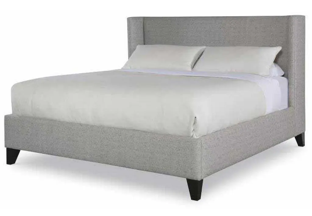 Century CR9-121K Details Wing Bed Fully Upholstered Wing Low Headboard Bed King Size Century CR9-121K Details Wing Bed Fully Upholstered Wing Low Headboard Bed King Size