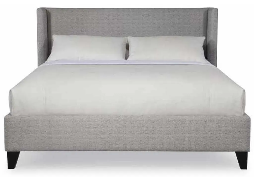 Century CR9-121K Details Wing Bed Fully Upholstered Wing Low Headboard Bed King Size Century CR9-121K Details Wing Bed Fully Upholstered Wing Low Headboard Bed King Size