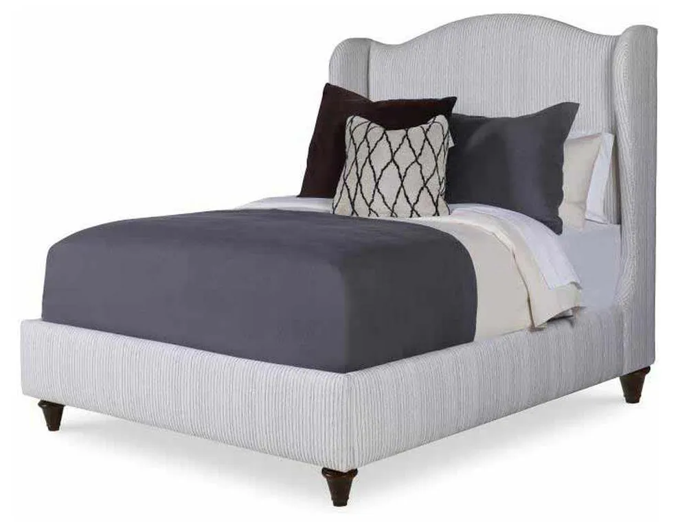 Century CR9-122K Details Wing Bed Fully Upholstered Wing Medium Headboard Bed King Size Century CR9-122K Details Wing Bed Fully Upholstered Wing Medium Headboard Bed King Size