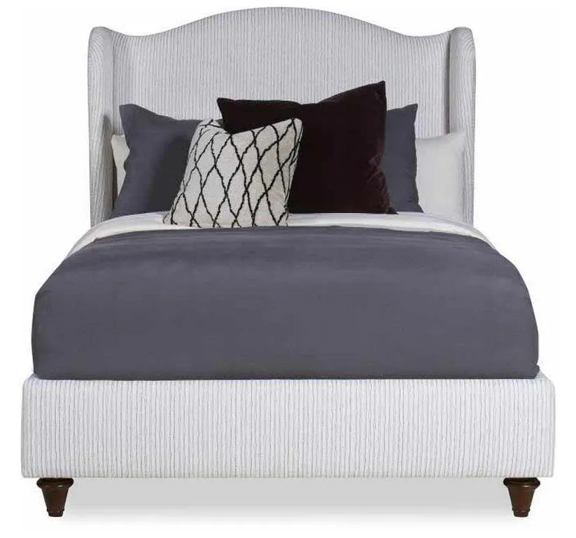 Century CR9-122K Details Wing Bed Fully Upholstered Wing Medium Headboard Bed King Size Century CR9-122K Details Wing Bed Fully Upholstered Wing Medium Headboard Bed King Size