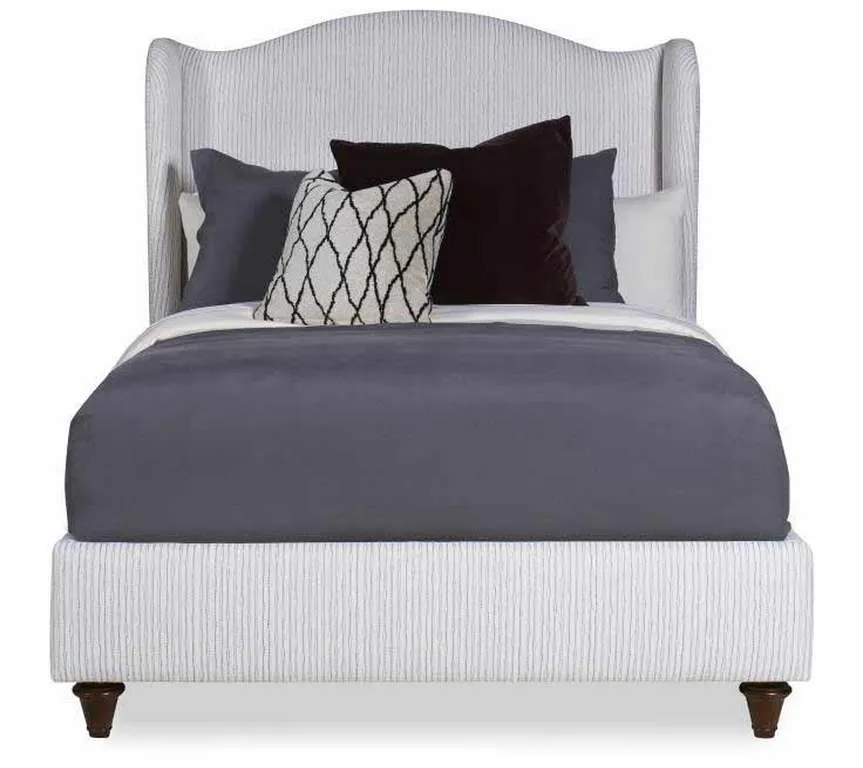 Century CR9-122K Details Wing Bed Fully Upholstered Wing Medium Headboard Bed King Size Century CR9-122K Details Wing Bed Fully Upholstered Wing Medium Headboard Bed King Size