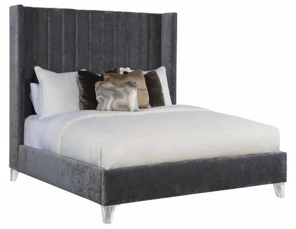 Century Furniture CR9-123K Details Wing Bed Fully Upholstered Tall Headboard Bed King Century Furniture CR9-123K Details Wing Bed Fully Upholstered Tall Headboard Bed King