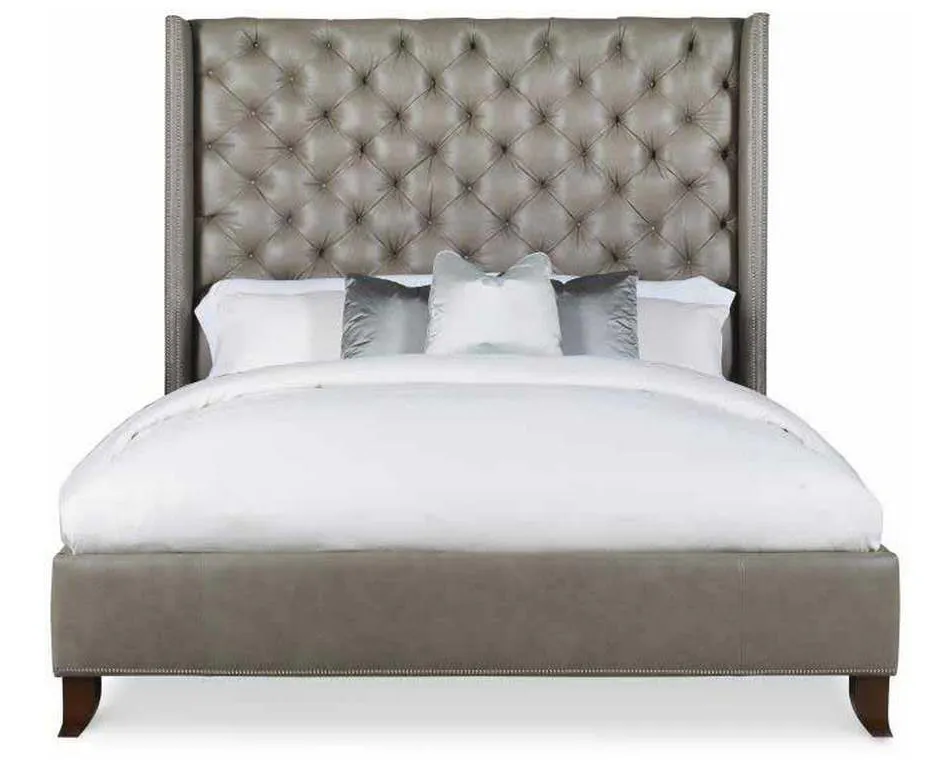 Century CR9-123CK Details Wing Bed Fully Upholstered Tall Wing Headboard Bed Cal King Size Century CR9-123CK Details Wing Bed Fully Upholstered Tall Wing Headboard Bed Cal King Size