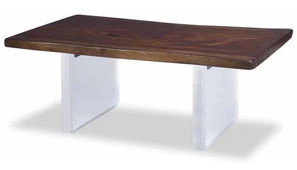Century CR9-2-48-G-925 Details Live Edge 48 inch Guan Slab Cocktail Acrylic Base Century CR9-2-48-G-925 Details Live Edge 48 inch Guan Slab Cocktail Acrylic Base