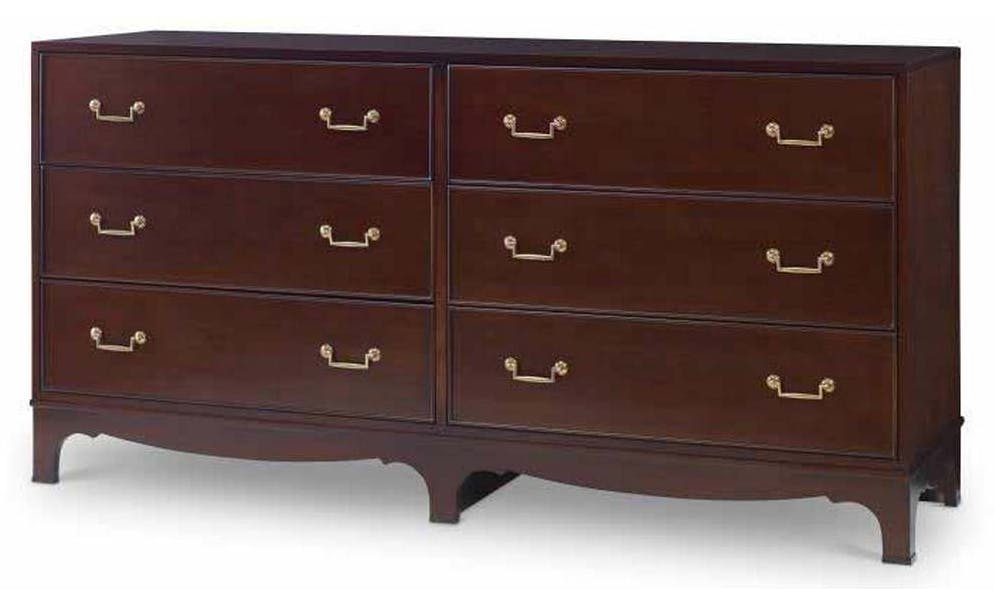 Century Furniture CR9-201 Details Six Drawer Low Dresser Century Furniture CR9-201 Details Six Drawer Low Dresser