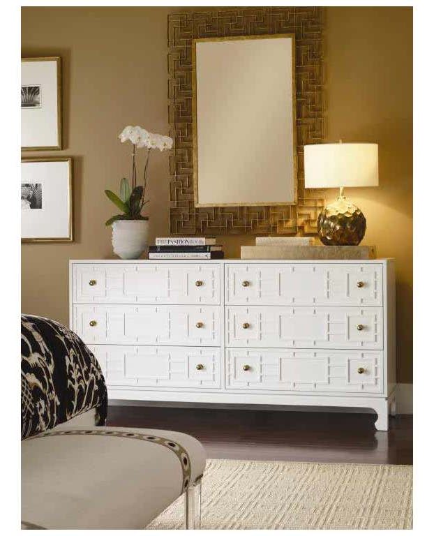 Century Furniture CR9-201 Details Six Drawer Low Dresser Century Furniture CR9-201 Details Six Drawer Low Dresser