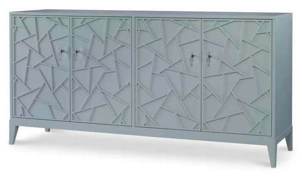 Century CR9-203 Details Case Four Door Low Credenza With Tray Drawers Century CR9-203 Details Case Four Door Low Credenza With Tray Drawers