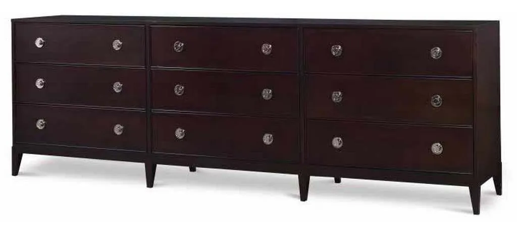 Century CR9-208-1 Details Nine Drawer Low Dresser Century CR9-208-1 Details Nine Drawer Low Dresser