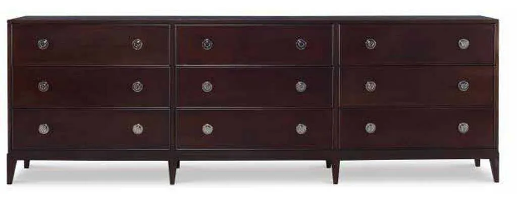 Century CR9-208-1 Details Nine Drawer Low Dresser Century CR9-208-1 Details Nine Drawer Low Dresser