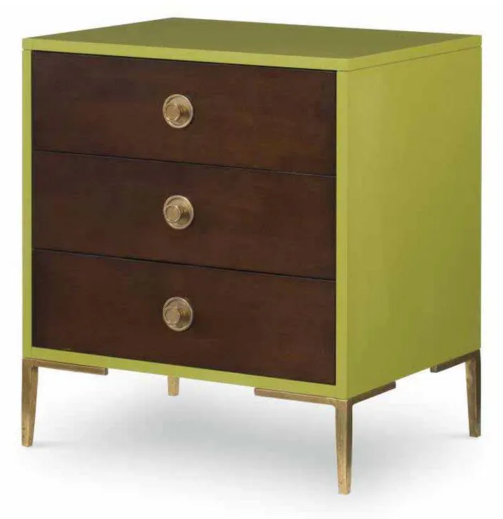 Century CR9-222 Details Three Drawer Small Nightstand Century CR9-222 Details Three Drawer Small Nightstand