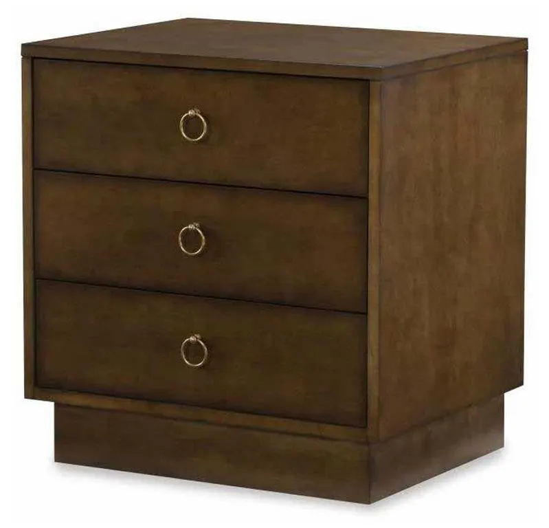 Century CR9-222 Details Three Drawer Small Nightstand Century CR9-222 Details Three Drawer Small Nightstand