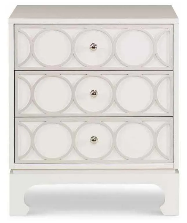 Century CR9-222 Details Three Drawer Small Nightstand Century CR9-222 Details Three Drawer Small Nightstand