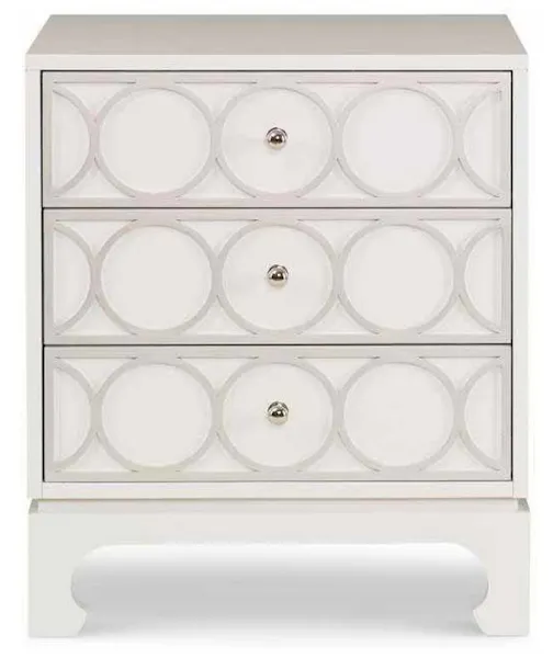 Century CR9-222 Details Three Drawer Small Nightstand Century CR9-222 Details Three Drawer Small Nightstand