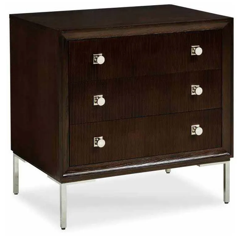 Century CR9-232 Details Three Drawer Small Nightstand Century CR9-232 Details Three Drawer Small Nightstand