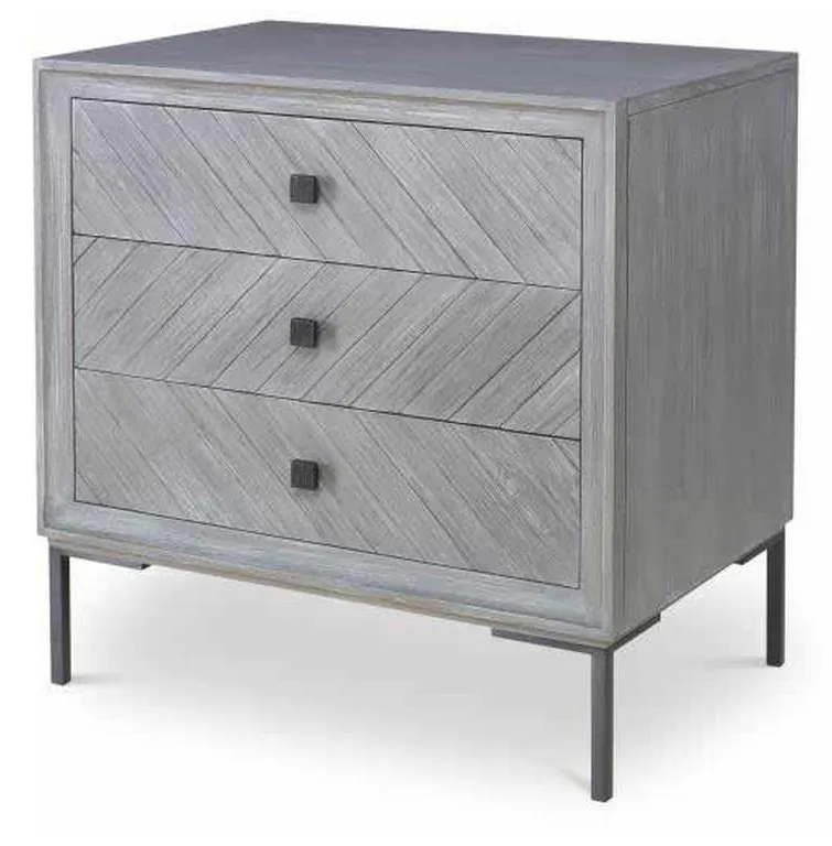 Century CR9-232 Details Three Drawer Small Nightstand Century CR9-232 Details Three Drawer Small Nightstand