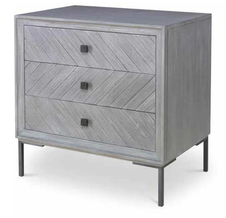 Century CR9-232 Details Three Drawer Small Nightstand Century CR9-232 Details Three Drawer Small Nightstand