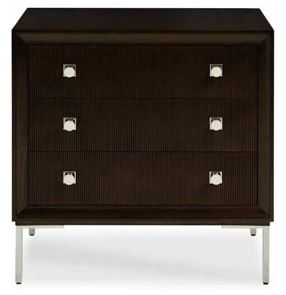 Century CR9-232 Details Three Drawer Small Nightstand Century CR9-232 Details Three Drawer Small Nightstand