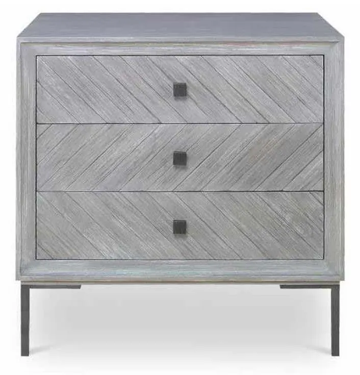 Century CR9-232 Details Three Drawer Small Nightstand Century CR9-232 Details Three Drawer Small Nightstand