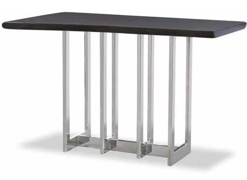 Century CR9-3-54-G-942 Details Live Edge 54 inch Guan Slab Console Polished Nickel Base Century CR9-3-54-G-942 Details Live Edge 54 inch Guan Slab Console Polished Nickel Base