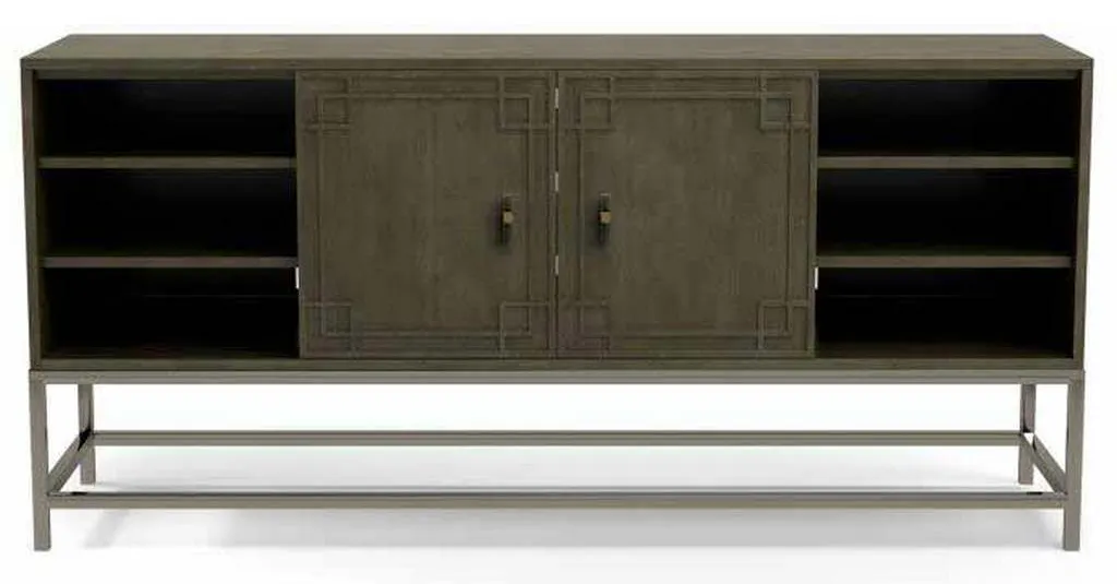 Century CR9-407 Details Two Door Tall Media Console Century CR9-407 Details Two Door Tall Media Console
