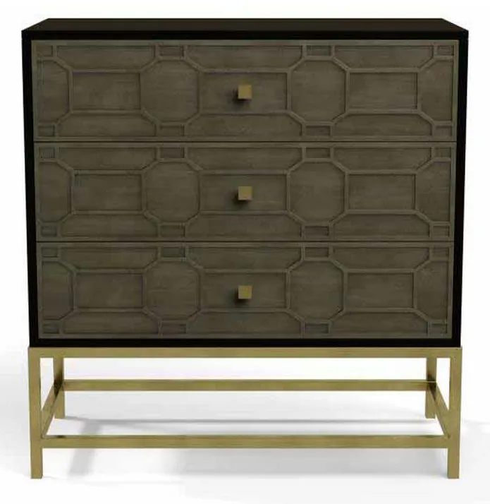 Century CR9-412 Details Three Drawer Tall Chest Century CR9-412 Details Three Drawer Tall Chest