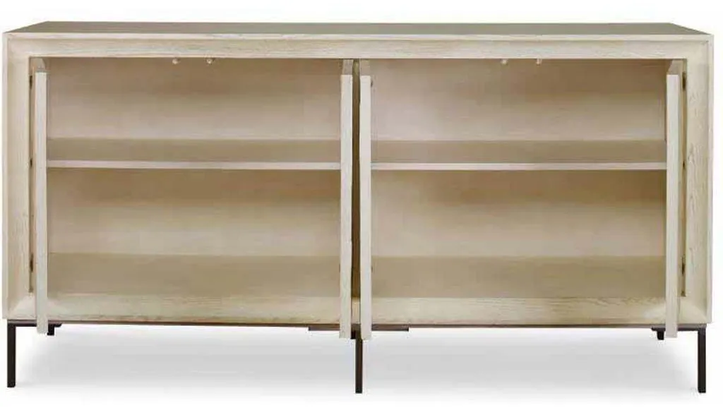 Century CR9-501 Details Case Four Door Wood Front Low Credenza Century CR9-501 Details Case Four Door Wood Front Low Credenza