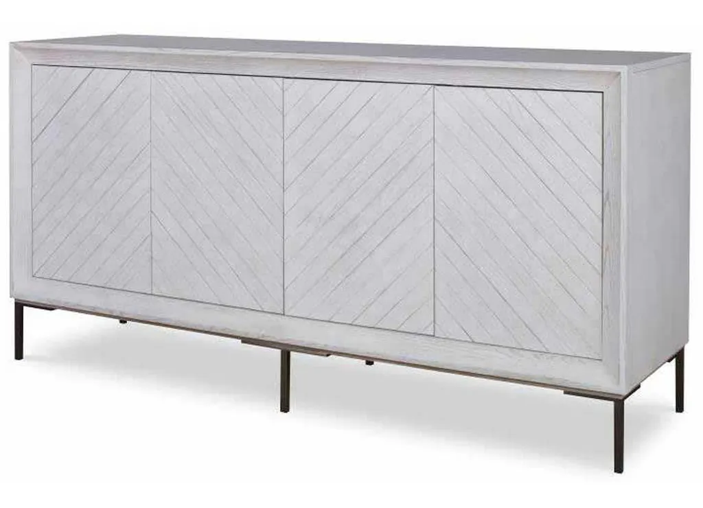 Century CR9-501 Details Case Four Door Wood Front Low Credenza Century CR9-501 Details Case Four Door Wood Front Low Credenza