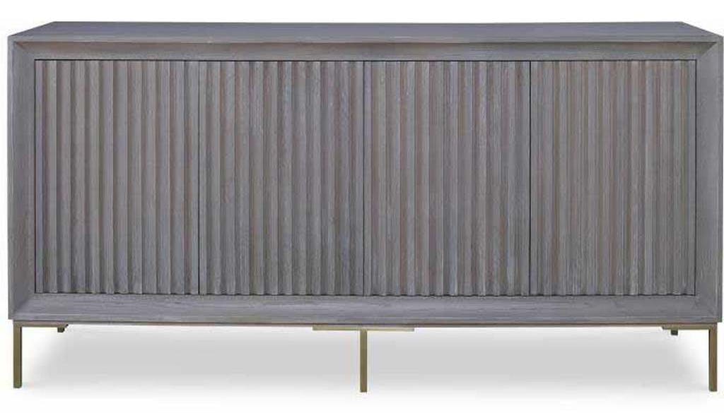 Century CR9-501 Details Case Four Door Wood Front Low Credenza Century CR9-501 Details Case Four Door Wood Front Low Credenza