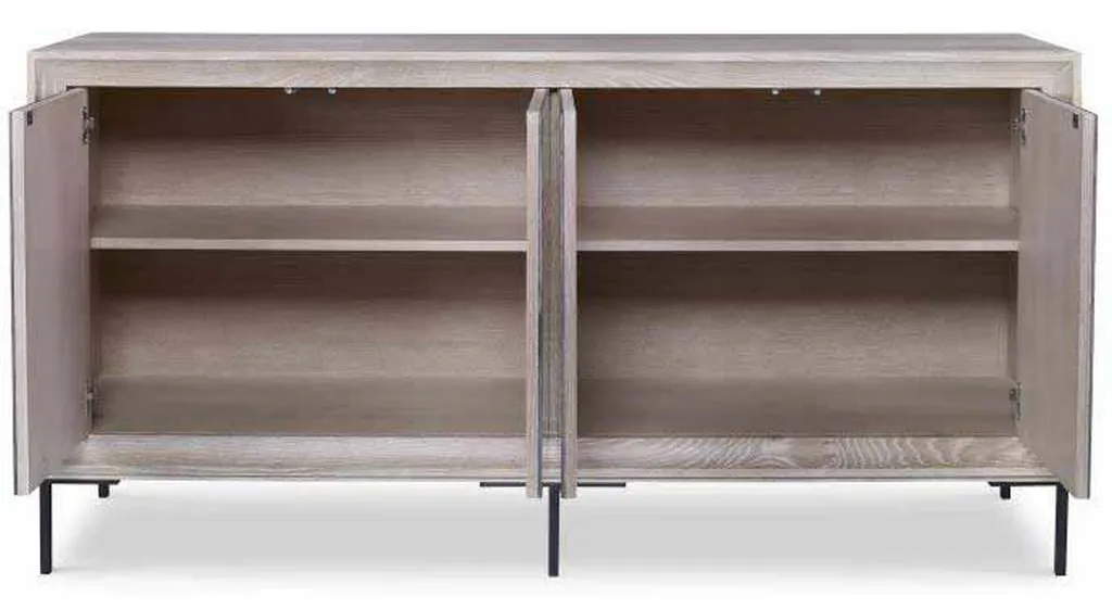 Century CR9-501GL Details Case Four Door Glass Front Low Credenza Century CR9-501GL Details Case Four Door Glass Front Low Credenza