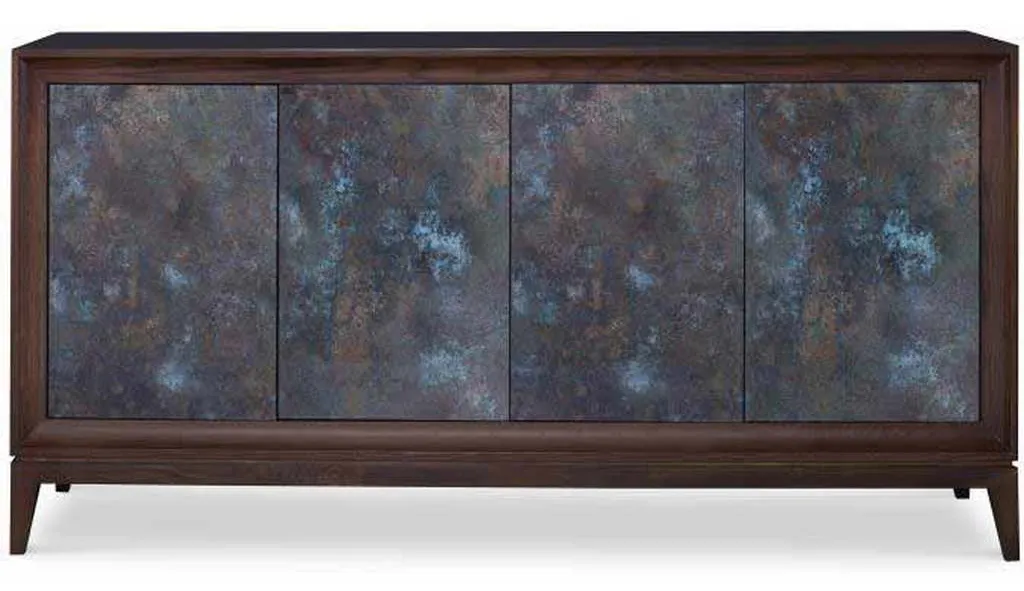 Century CR9-501GL Details Case Four Door Glass Front Low Credenza Century CR9-501GL Details Case Four Door Glass Front Low Credenza