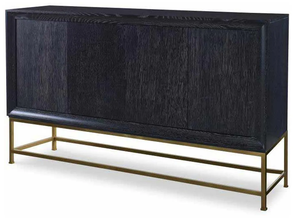 Century CR9-511 Details Case Four Door Wood Front Tall Credenza Century CR9-511 Details Case Four Door Wood Front Tall Credenza