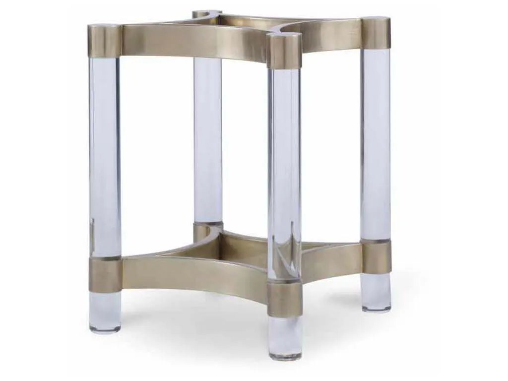 Century CRA-828B Details Dining Acrylic and Metal Dining Table Base