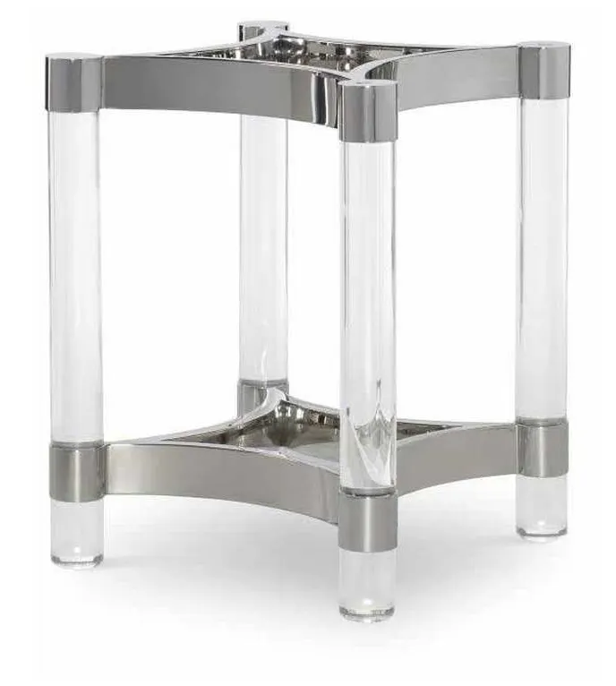 Century CRA-829B Acrylic and Metal Dining Table Base Century CRA-829B Acrylic and Metal Dining Table Base