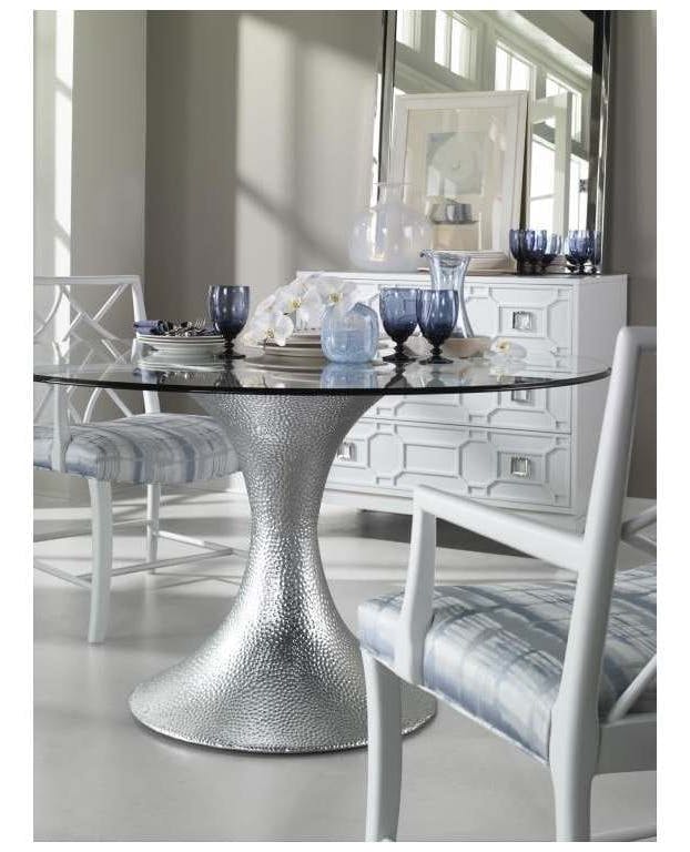 Century CRA-842B Metal Dining Table Base For Glass Top Century CRA-842B Metal Dining Table Base For Glass Top